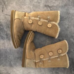 UGG Tan Winter Boots with Sheepskin Lining